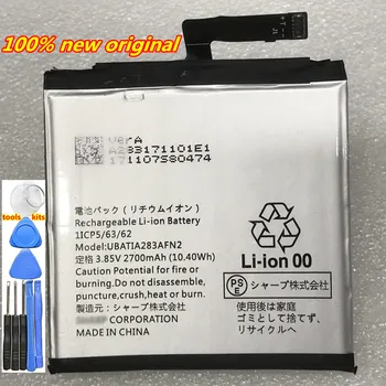 Jauns Oriģinālais Akumulators UBATIA283AFN2 2700mAh Par SHARP AQUOS nozīmē, Mobilo Telefonu Baterijas + Bezmaksas Rīki