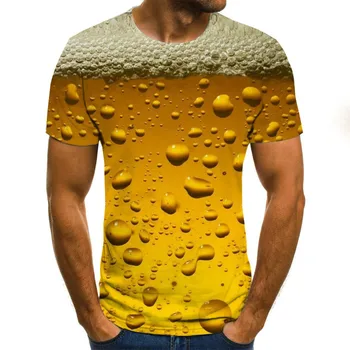 3D Vasaras Modes T-krekls Vīriešu T-krekls Lielajam T-krekls Anime Drēbes Harajuku Tie Krāsošanas Garš Krekls Vintage Grafiskais T Krekli