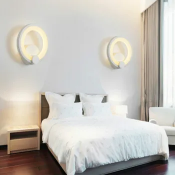 White&Black Modernu LED Lustras Spīdumu, Lai Dzīvojamā Istabā Gaismu, Guļamistaba, Ēdamistaba Akrila Griestu Lustras Apgaismojums WY507
