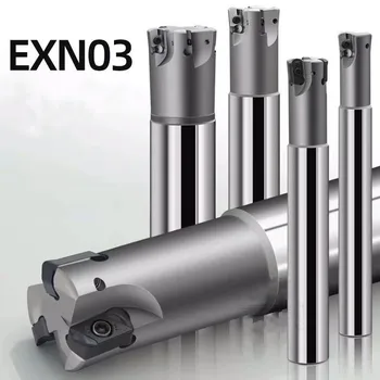 HSS CNC frēzēšanas bārs EXN03R plaknes frēzēšanas mašīna sakausējuma kuteris bārs LNMU0303ZER ultra-augsta barības virpas, detaļu rīku EXN03
