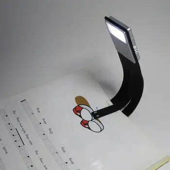 Pārnēsājams Mini LED Lasot Grāmatu Gaismas Ar maināmām Elastīgu Klips, USB Uzlādējams Lukturis Instrumentu Iekurt eBook Lasītāji