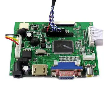 HDMI+VGA 2AV Kontroles padomes Komplekts LTN140AT26 LTN140AT26-L01 1366X768 LCD LED ekrānu Vadītāja Valdes