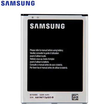 Oriģinālā Rezerves Samsung Akumulatora B700BC B700BE SAMSUNG I9200 Galaxy Mega 6.3 8GB Patiesu Mobilā Tālruņa Akumulators 3200mAh