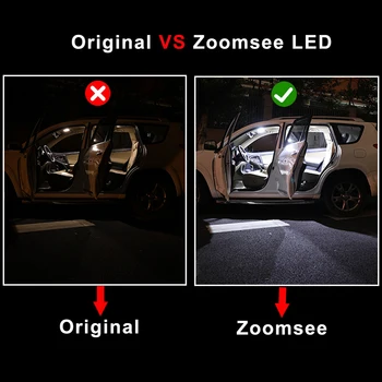 Zoomsee Interjera LED Dacia Duster 1 2 2010. - 2020. Gadam Labāko Canbus Transportlīdzekļa Spuldzes Iekštelpu Dome Kartes nolasīšana Bagāžnieka Vieglo Auto Lampu Komplekts