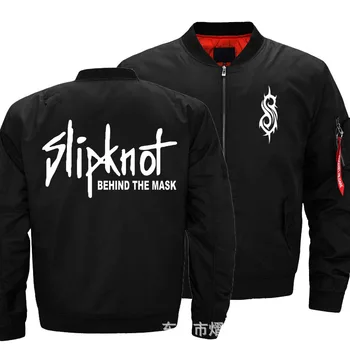 Jaunu lidojumu jaka, vīriešu siltā un gaismas velosipēdu jersey Slipknot band drukāt sporta krekls hip hop Harajuku augstas kvalitātes jaka