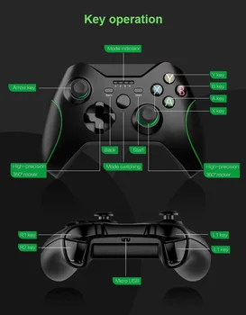 2.4 G Bezvadu Spēļu Kontrolieris Kursorsviru Xbox Viens Kontrolieris Uz PS3 / Android Smart Tālrunis Gamepad Win Pc 7/8/10