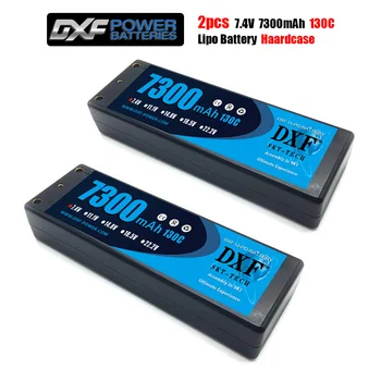 DXF 2GAB 2S Lipo akumulatoru 7.6 V 8400 140C 8000mah 140C/7.4 V 8400mah 120.C 7300mah 130C/ 4200mah -20 ° C 4mm Hardcase Par Slash 4X4 Auto