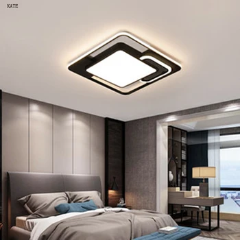 LED vienkāršu modernās griestu lampas tālvadības pulti dzīvojamā istaba guļamistaba studiju radošā apgaismojuma taisnstūra dzīvojamās istabas apgaismojums