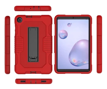 Triecienizturīgs Silīcija DATORA Hibrīds Stāvēt Bērniem Drošu Tablete Vāciņš Samsung Galaxy Tab 8.4 2020. Gadam T307 Gadījumā