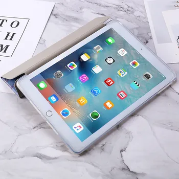Sākotnējā Āda Flip Tablet Case For Apple ipad 2 gaisa 9.7 collu ipad6 Silikona Vāciņš iPad 6 air2 air 2 Triecienizturīgs Apvalks Capa