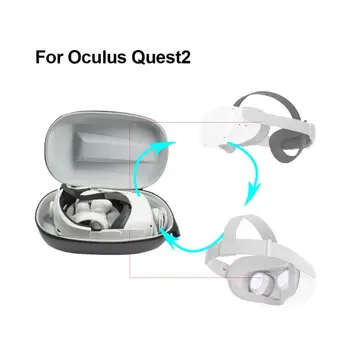 Uzglabāšanas Soma Oculus Quest 2 Glāzes Uzglabāšanas Šoks Pierādījums un Ūdensizturīgs Uzglabāšanas Soma VR/AR Briļļu Aksesuāri, Glāzes