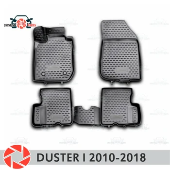 Par Renault Duster 2010-2018 grīdas paklāji, grīdsegas, kas nav slīdēšanas poliuretāna netīrumiem aizsardzības apdares interjera car styling piederumi