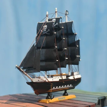 Koka Mājas Dekoru Roku Darbs Buru Eiropas Dāvanu Laivu, Jahtu Office Desktop Miniatūras Kuģa Modelis Rotaļlietas Bērniem
