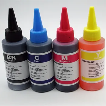Augstas Kvalitātes Specializētas Ūdens bāzes Piepildīt Krāsu Tintes Komplekts Epson T1901 T1904 MAN-401 301 303 Printeri, atkārtoti uzpildāmi Kārtridži Ciss