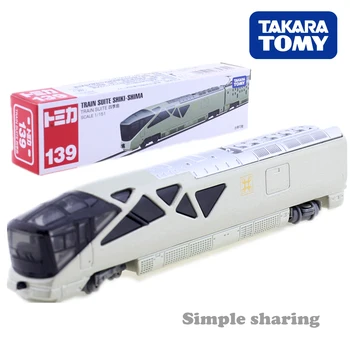 Takara Tomy TOMICA Nr 139 Vilcienu Suite Shiki Shima Modeļa Komplekta Lējumiem Miniatūra Automašīnas Rotaļlietas Smieklīgi Burvju Bērni Nieciņš Kolekciju