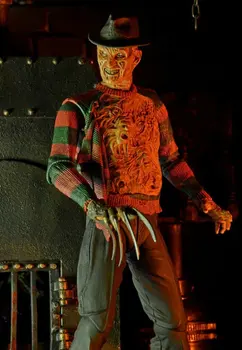 NECA A Nightmare on Elm Street 3 Freddy Krueger/Dream Warriors 30. PVC Rīcības Kolekcionējamu Rotaļlietu Attēls 18 cm