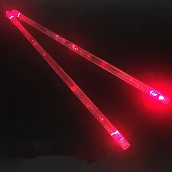5.A LED Polimēra Materiāla Drum Stick Noctilucent, kas Spīd Tumsā Skatuves Sniegumu Gaismas Džeza Stilbiņi 3 Krāsas, pēc Izvēles