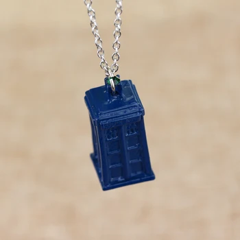 Vairumtirdzniecības Karstā Modes Rotaslietas Bule TARDIS kaklarota Ārsts kaklarota vīriešiem un sievietēm ir Liels Paziņojumu Kaklarota Piederumi