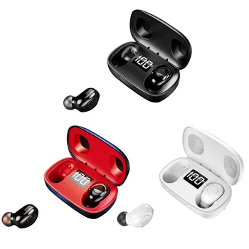 S9 TWS Bezvadu Austiņas Bluetooth Austiņas 5.0 Bass Stereo ūdensizturīgs Earbuds, Brīvroku Austiņas Ar Mikrofonu Uzlādes Gadījumā