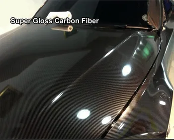 2D 3D 4D 5D 6D Auto Oglekļa Šķiedras Vinila Plēve Auto Uzlīmes Datoru, Klēpjdatoru Ādas Vāciņu Motociklu