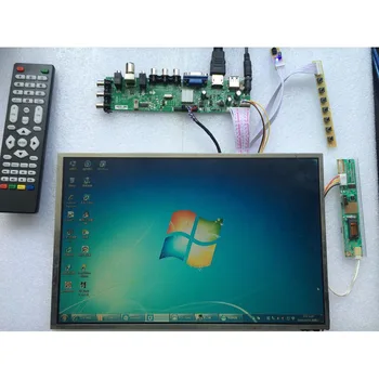 Komplekts B154EW08 V1 HDMI 1280X800 Kontrolieris VGA 1 CCFL TV USB AV LCD ar DVB-T2, DVB-T 15.4
