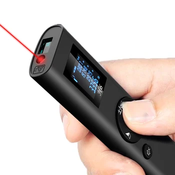 30m 40m Digitālo Laser Rangefinder Elektronisko Leņķa Sensors M/In/Ft Vienības USB Uzlādes Pitagora Režīmā Attāluma Mērīšanas Mērītājs