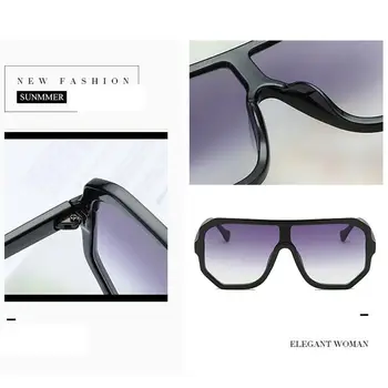 Zīmola Dizainere Lielā Laukumā Saulesbrilles Sieviešu Vintage Lielgabarīta, Saules Brilles, Aizsargbrilles Modes Sieviešu Brilles UV400 Oculos 9030