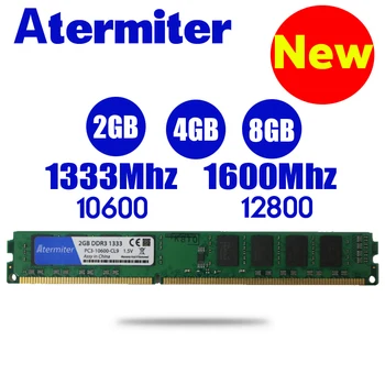 Atermiter 8GB DDR3 PC3 1600 1866Mhz 1333MHz operatīvā ATMIŅA galda DATORU DIMM Atmiņas RAM 240 adatas, 4GB 8G 4G Heatsink 1866 1600 1333 RX 580