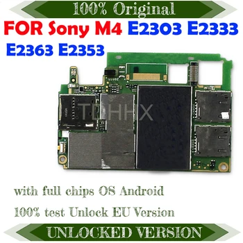 Pilnīgs Loģikas Plates Sony Xperia M4 Aqua E2303 E2333 E2363 E2353 mātesplati ES versijā testēti ar pilnu mikroshēmas plati