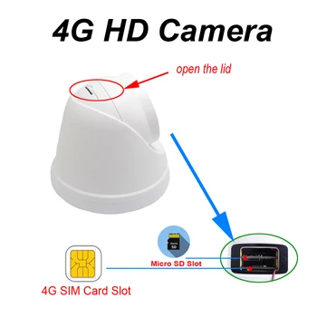 Jienuo 4G Sim Kartes IP Kamera 5MP 1080P Cctv Drošības Uzraudzības Wifi Cam Infrasarkano Nakts Bezvadu divvirzienu Audio HD Mājas Kamera