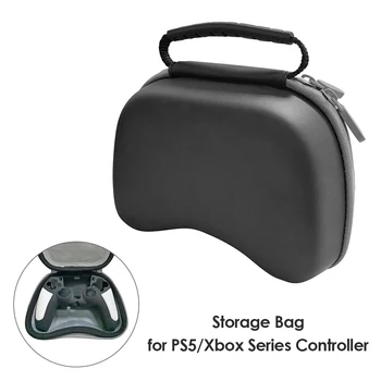 Par PS5 DualSense Kontrolieris Gadījumā Cietu Čaumalu, EVA Uzglabāšanas Soma Portatīvo somiņa Xbox Sērijas X Kontrolieris