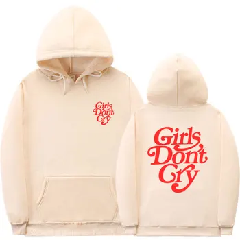 Jaunu Streetwear Meitenes Dont Cry pelēkā vārna sporta Krekls Gadījuma Modes Vīrieši Sievietes Kapuces Džemperis ar garām Piedurknēm Melna balta Hip Hop Hoodies