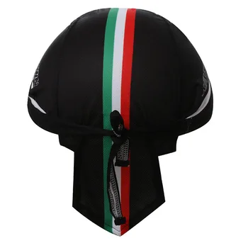 Riteņbraukšana Klp Vīri Melnā Itālijas Karogu Modelis Elpojošs Velosipēdu Pirātu Cepure, Āra Sporta Velosipēds Izjādes Galvas Apsējs Lakatu Ciclismo