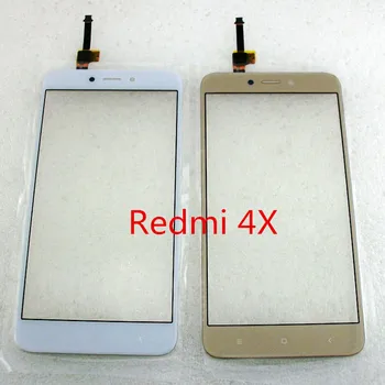 Pieskarieties Ekrānam, Lai Xiaomi Redmi 4X Mobilo Telefonu Hongmi 4X Touchscreen Panelis 5.0 LCD Displejs Priekšējā Stikla Lēcu Sensors Redmi 4 X Daļa