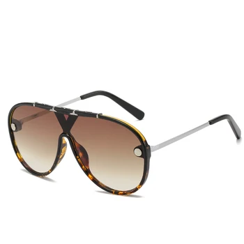 2019 Lielgabarīta Saulesbrilles Vintage Zīmolu Vadītāja, Saules Brilles Sievietēm, Vīriešiem Flat Top Liels Rāmis Sunglass Retro Siāmas Brilles UV400