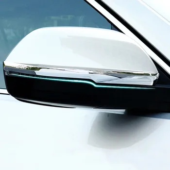 Lai Atlas Teramont 2017 2018 ABS Chrome Auto Atpakaļskata spogulī, apdares lentes Vāciņš Melns, auto piederumi stils 2gab