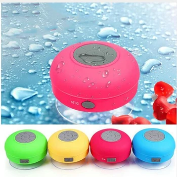 Dehyaton BTS-06 Bluetooth Portable Ūdensizturīgs Bezvadu Stereo Skaļrunis Dušas Mūzikas Atskaņotājs, LED zibspuldze, apgaismojums Skaļrunis