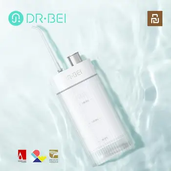 DR. BEI Mutvārdu Irrigator GF3 Portatīvo Zobu Ūdens Flosser Elektriskā Zobu Tīrītājs Xiaomi Youpin USB Uzlādējams Bezvadu Irrigator
