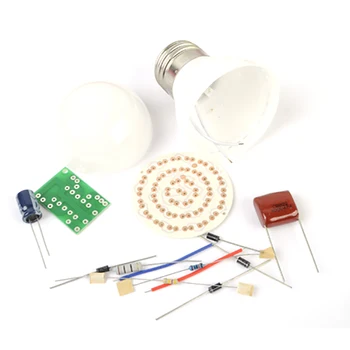 2gab 60 Led Enerģijas Taupīšanas Lampās DIY Komplekti Elektronisko Komplekts Electronin Fun Suite