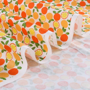 Nanchuang Apelsīnu Drukāt Sarža pinuma Kokvilnas Audums DIY Roku darbs Šūšanas&Quilting Spilvens, Spilvenu, Bērnu Bērni Materiāls 50x160cm