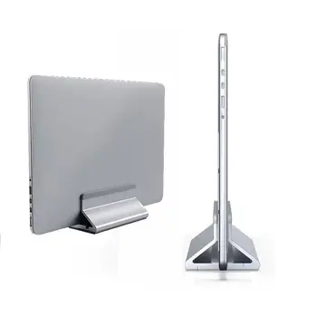 Vertikāli Regulējams Klēpjdatoru Statīvu Alumīnija Notebook Portatīvie Mount Atbalsta Bāzes Turētājs MacBook Pro Gaisa Piederumu