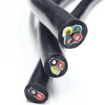 4-core karstumizturīga 200° kabeli, Multi-core mīksta silikona vads 22AWG 20AWG 18AWG 17AWG 15AWG 13AWG