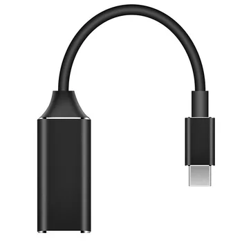 USB Type-C HDMI-saderīgam Adaptera Kabelis USB-C HDMI-savietojams Adapteris Sieviešu un Vīriešu Pārveidotājs Macbook DATORU, Dators, TV
