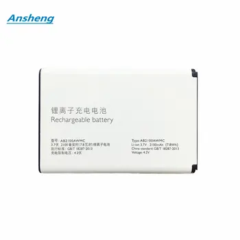 Ansheng Augstas Kvalitātes 2100mAh AB2100AWMC akumulatoru Philips Xenium X622 W632 W336 V726 Viedtālrunis