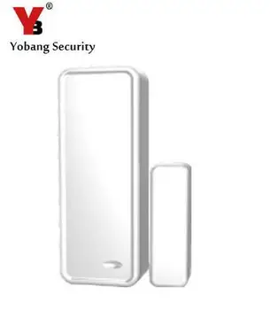 Yobang Drošības 433Mhz Sensori&Signalizācija Kontaktu ,Bezvadu Durvju atvēršanas/aizvēršanas sensors,divvirzienu Bezvadu Durvju/logu magnēts sensors
