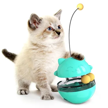 Karstā pārdot Funny 3 In1Game Kaķis Rotaļlietas Pet Interesanti Akrobāts Kaķi Dziesmas Vērpšanas Bumbu Rotaļlietas Puzzle Spēlēt Kaķēni Pārtikas tunel Produkti