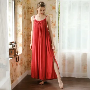 Roseheart Sieviešu Modes Sieviešu Red Sexy Sleepwear Nightdress Garu Spageti Siksnas Naktsveļu Sleepshirts Naktskrekls Sleepwear
