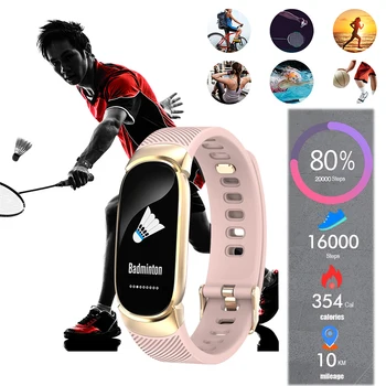 LIGE Sporta Smart Aproce Sieviešu, Vīriešu Ūdensnecaurlaidīgs Smart Skatīties Sirdsdarbības Ātrums, asinsspiediens Pedometrs Smart Aproce Android vai iOS