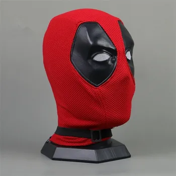 Karstā Deadpool Cosplay Pilnu Sejas Masku Viedokļa Elpojošs Adīt Ķivere Maskas