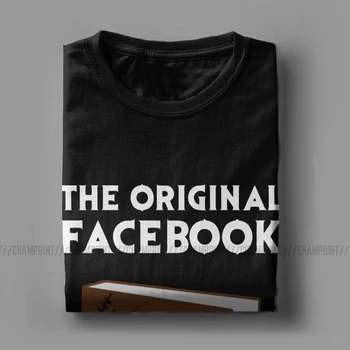 Vīriešu T-Krekls Sākotnējā Facebook Evil Dead Pārsteidzošs Kokvilnas t-veida, ar Īsām Piedurknēm Šausmu Necronomicon Filmu Groovy T Krekls 4XL 5XL